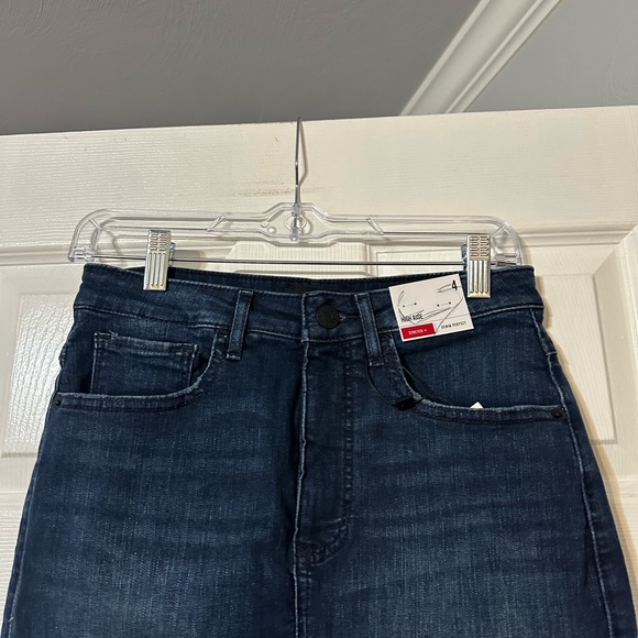 NWT Express High Rise Denim Perfect Mini Skirt - Picture 2 of 16